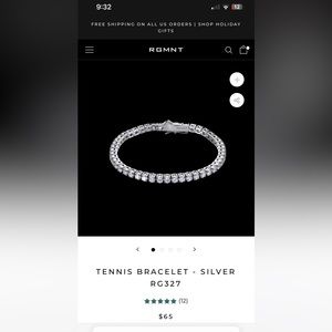 Rgmnt tennis bracelet